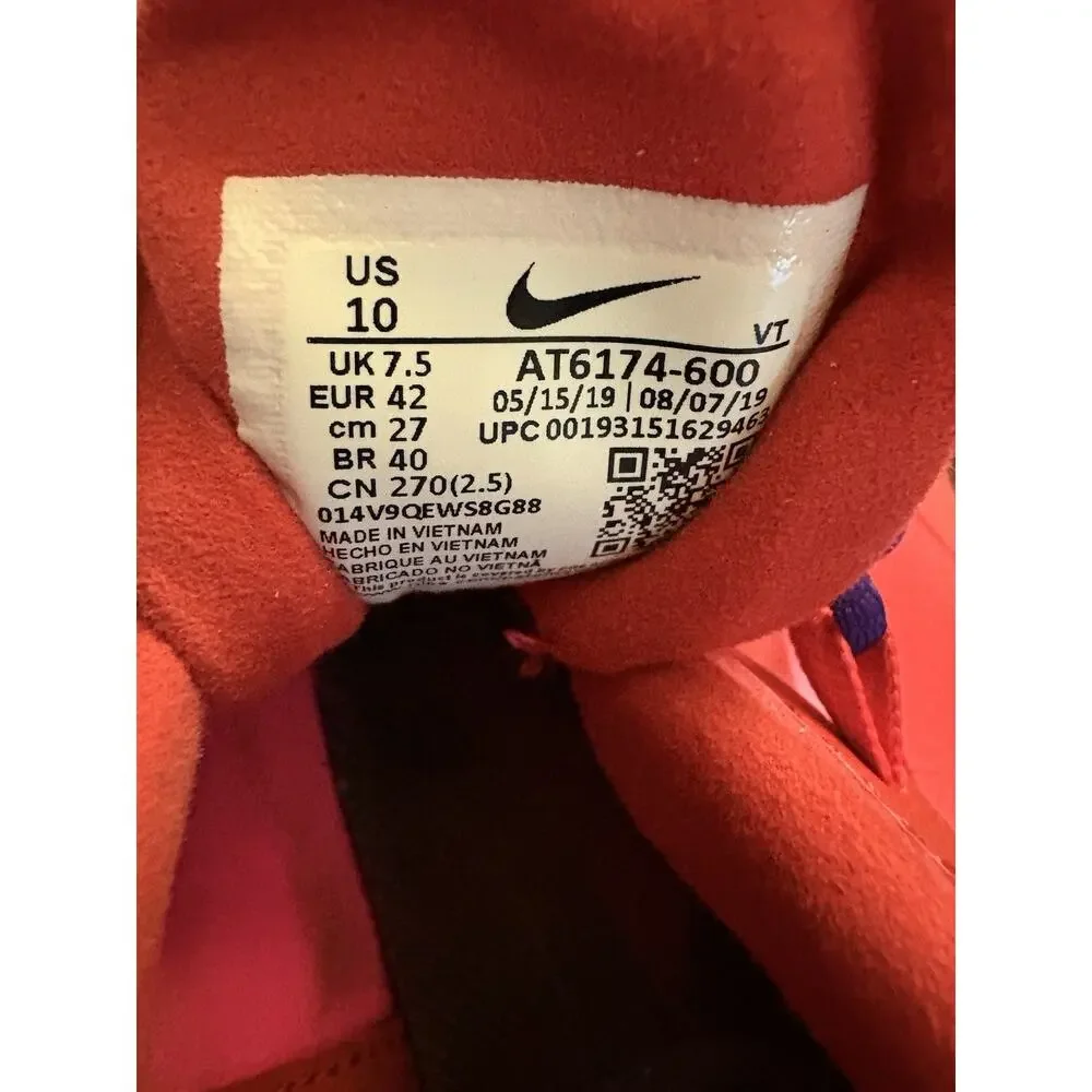 Nike Air Max 270 React Mystic Red Pink Blast Size 10W